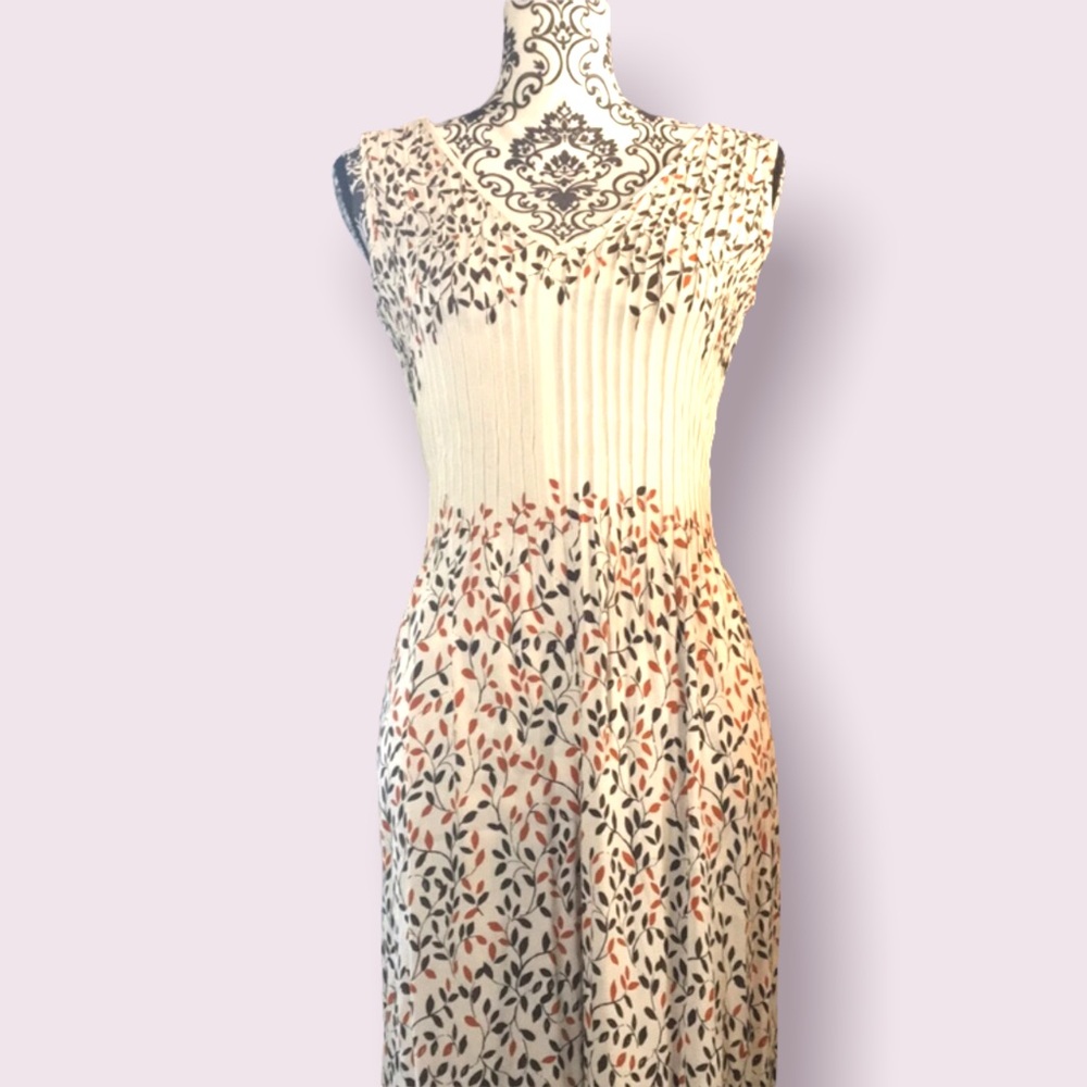 Anthropologie Cream and Black Jumpsuit - Picture 4 of 16